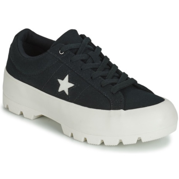 converse one star lugged platform